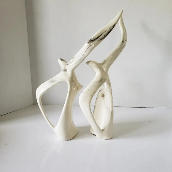 VTG,Mid-century Modern pair of  Canadian Made Ceramic Seagal. - Picture 4 of 8